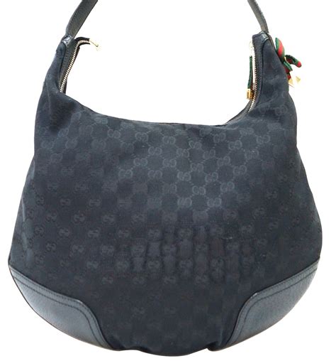 gucci canvas bum bag black|gucci black canvas tote bag.